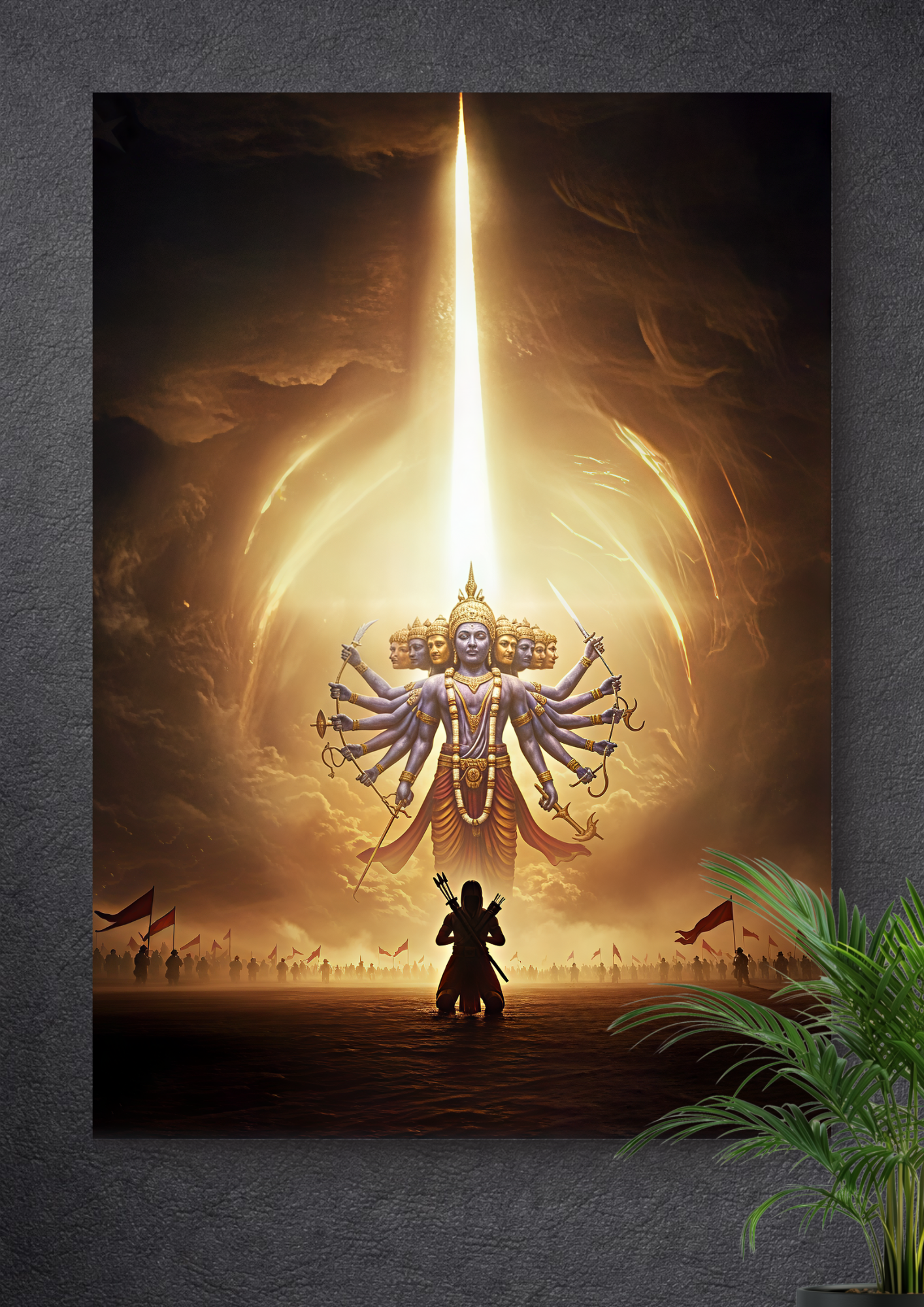 VISHWAROOPAM OF LORD KRISHNA/VISHNU | DEVOTIONAL POSTER