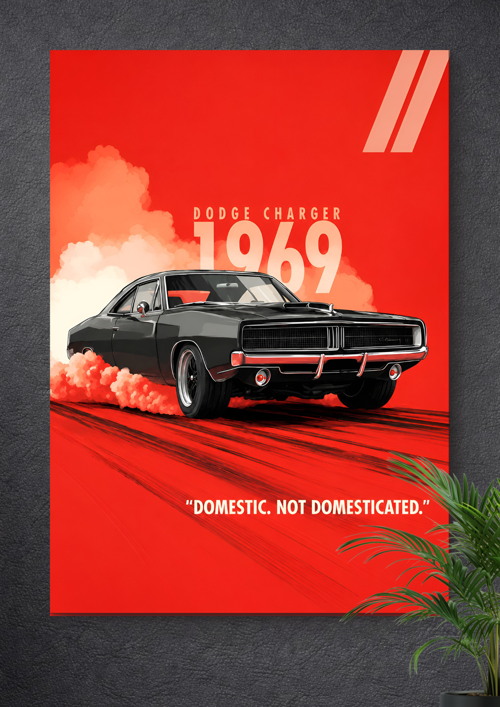 DODGE CHARGER | 1969 | VECTOR POSTER