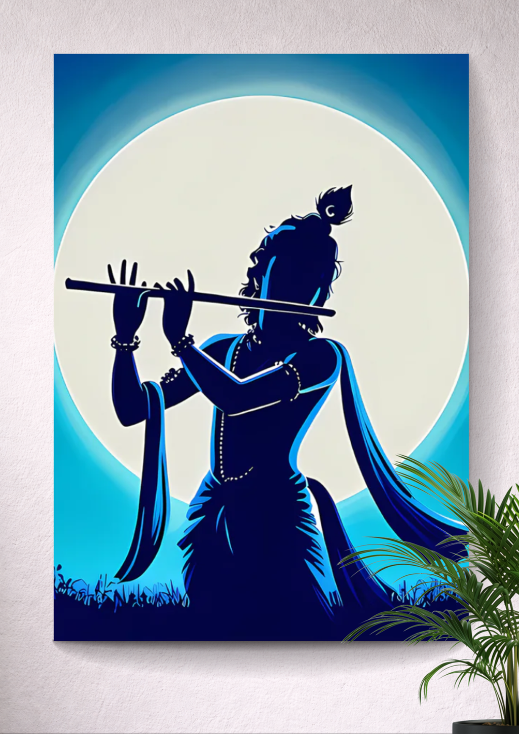 LORD KRISHNA | KANHA | DEVOTIONAL | PORTRAIT POSTER