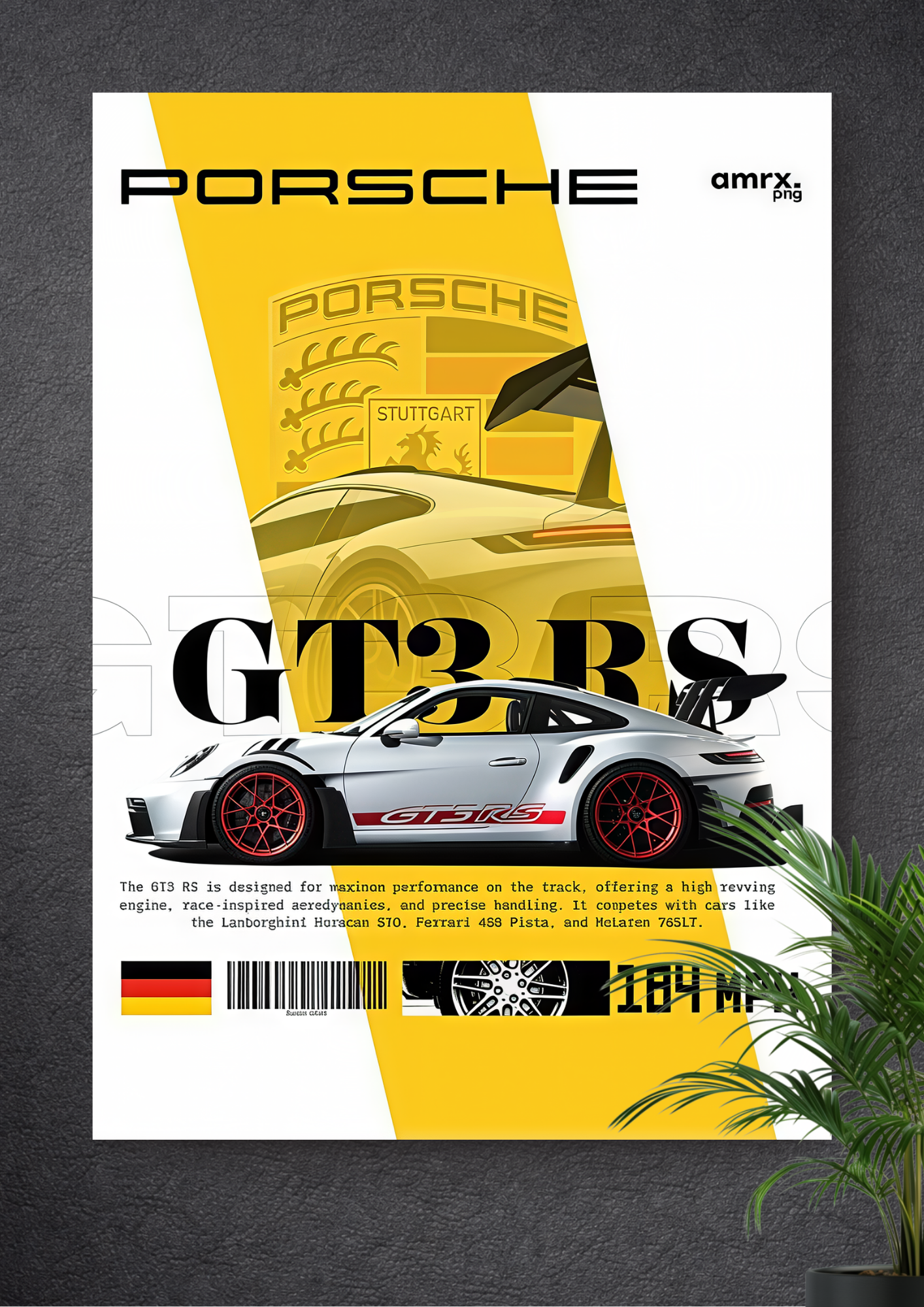 PORSCHE 911 GT3 RS (992) | ENGINE TYPE: HORIZONTALLY OPPOSED 6-CYLINDER | BORN FOR THE TRACK