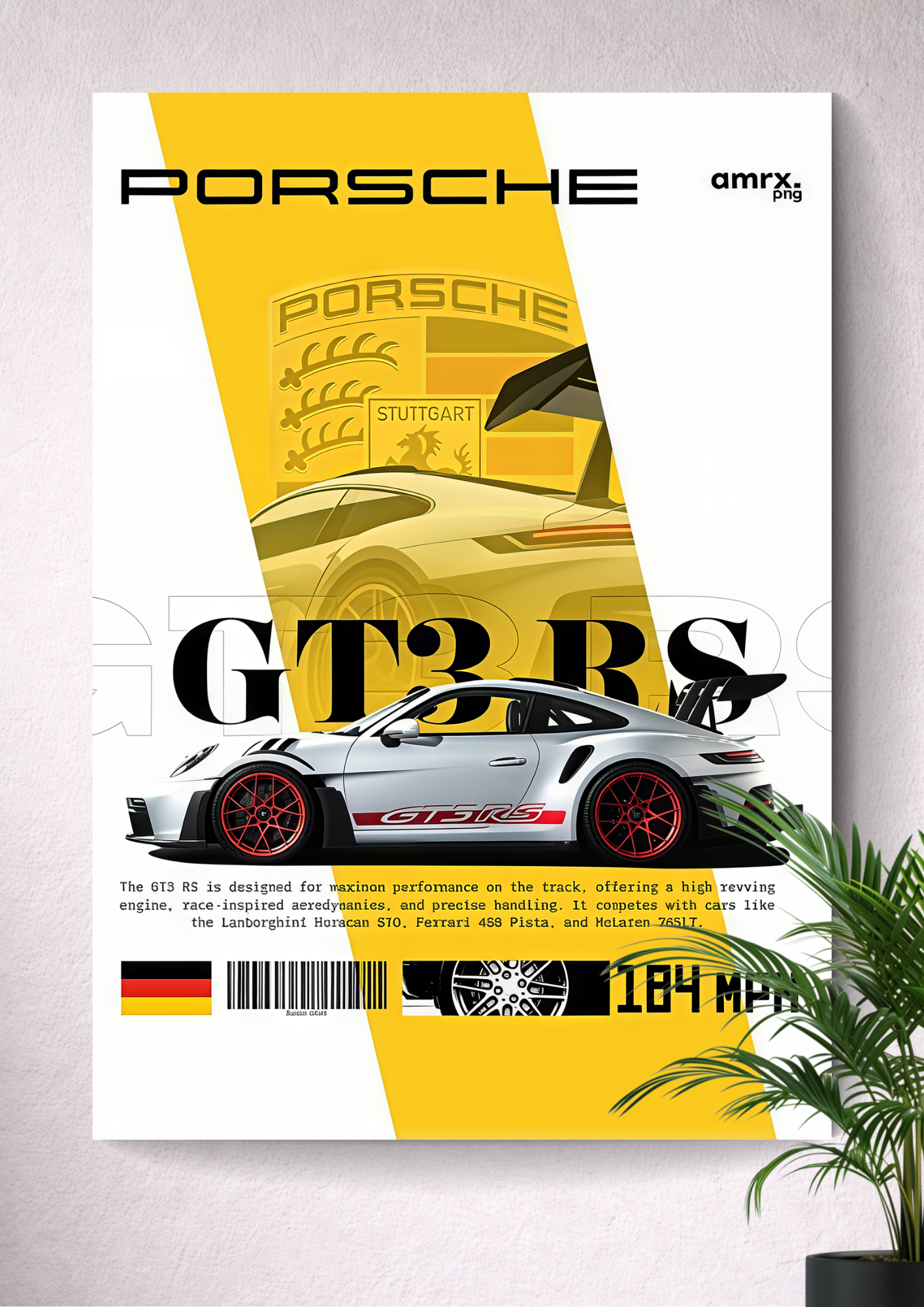 PORSCHE 911 GT3 RS (992) | ENGINE TYPE: HORIZONTALLY OPPOSED 6-CYLINDER | BORN FOR THE TRACK