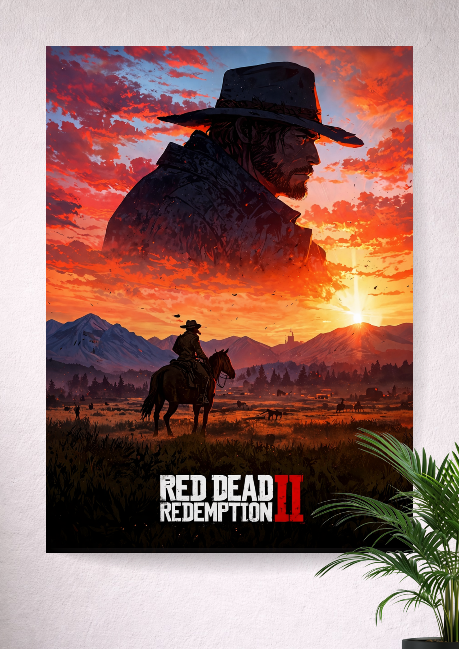 RED DEAD REDEMPTION 2 | RDR 2 | GAMING POSTER