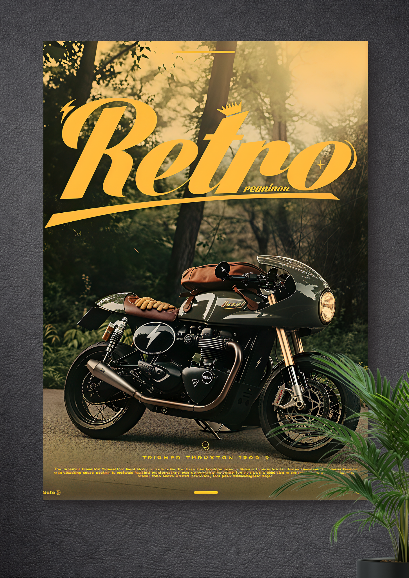 TRIUMPH | THRUXTON | ELEGANT | CAFE RACER