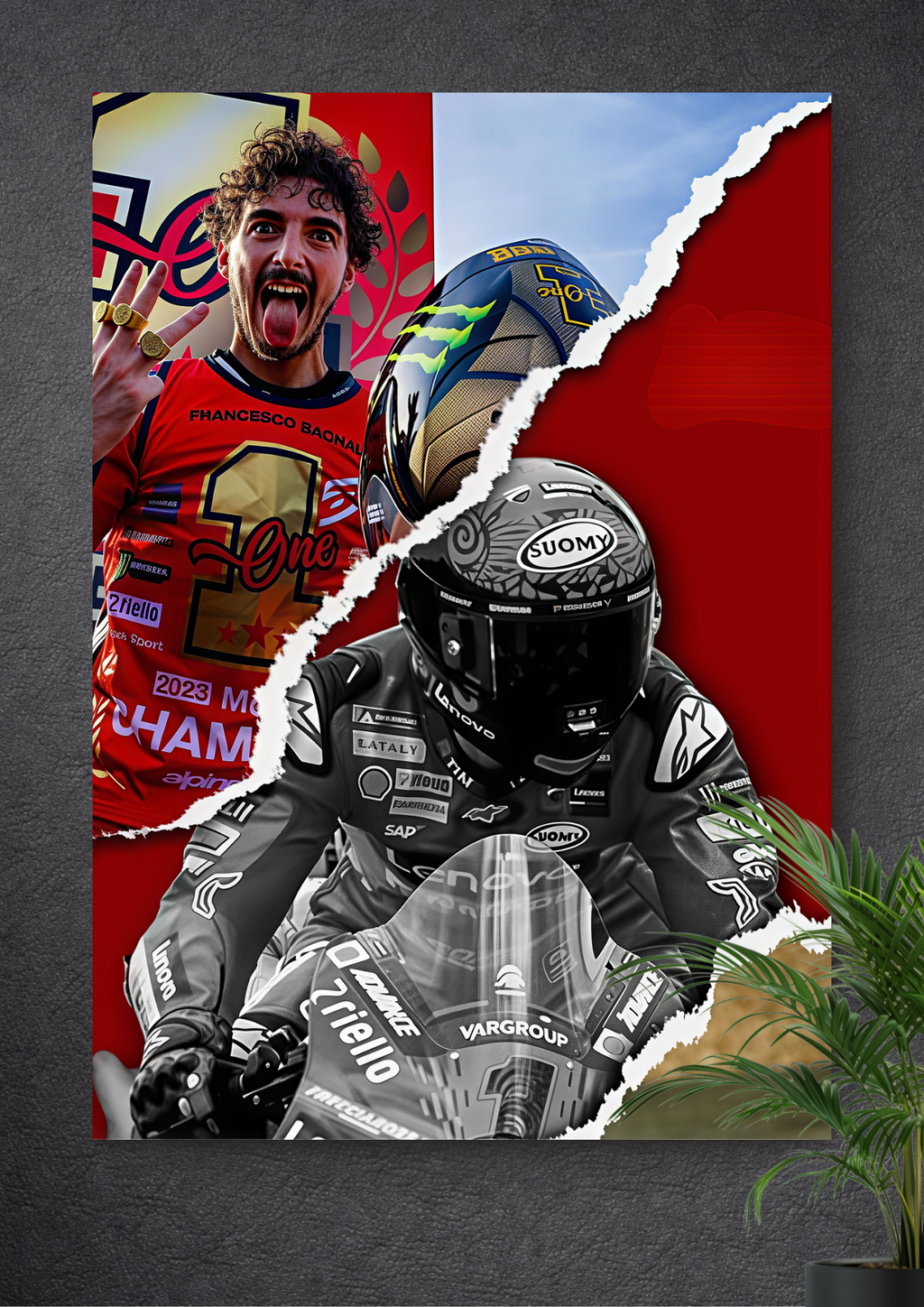 FRANCESCO “PECCO” BAGNAIA | DUCATI LENOVO TEAM | MOTOGP WORLD CHAMPION | ONE NUMBER. ONE LEGEND.