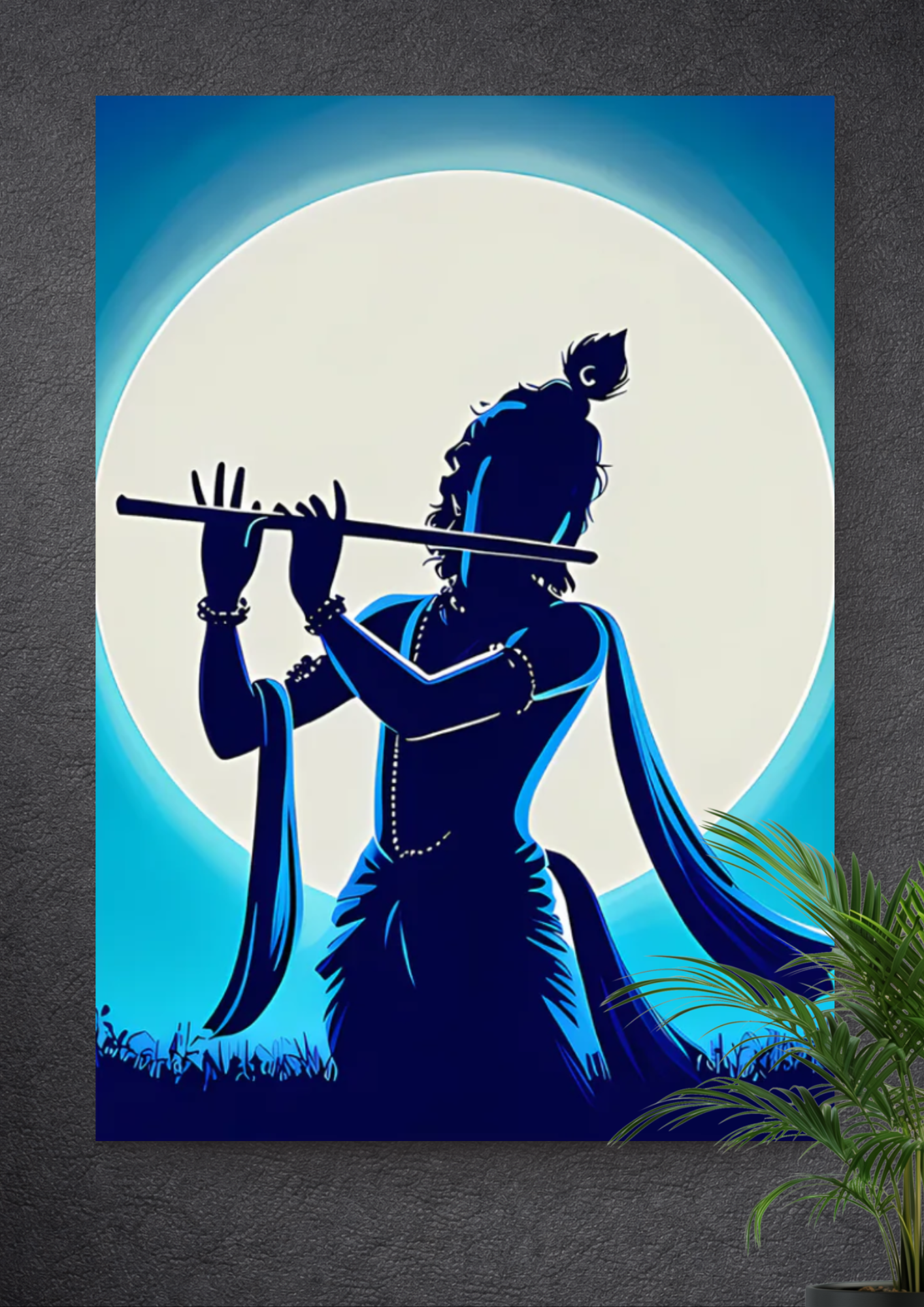 LORD KRISHNA | KANHA | DEVOTIONAL | PORTRAIT POSTER