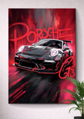 PORSCHE GT3 | VECTOR POSTER