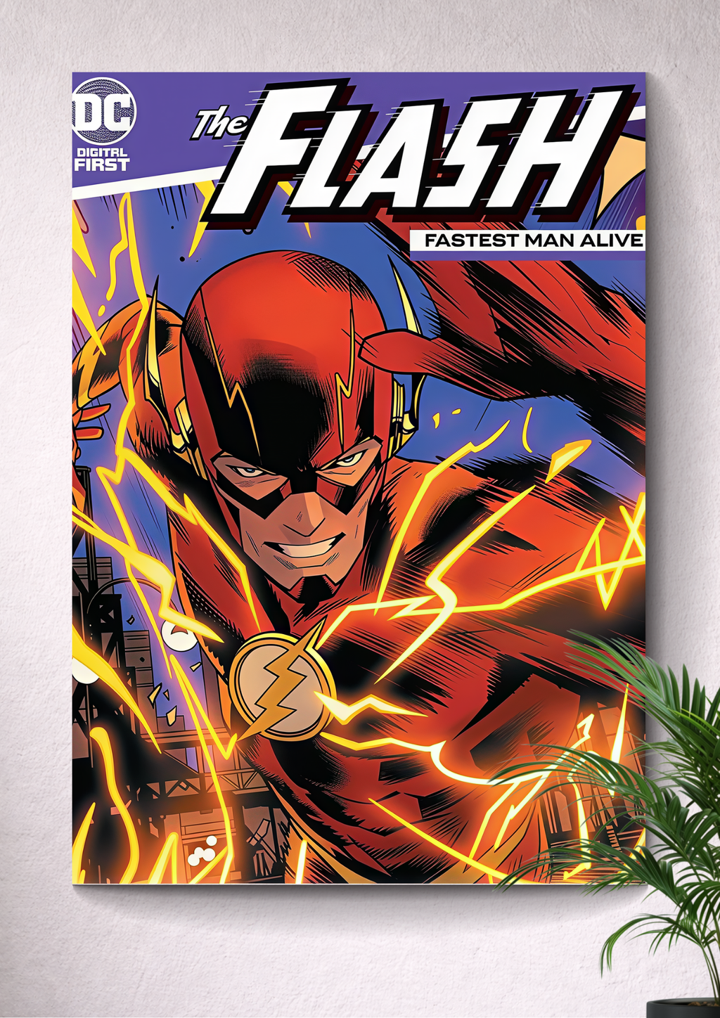 THE FLASH | LIGHTNING | BARRY ALLEN | DC COMICS | JUSTICE LEAGUE