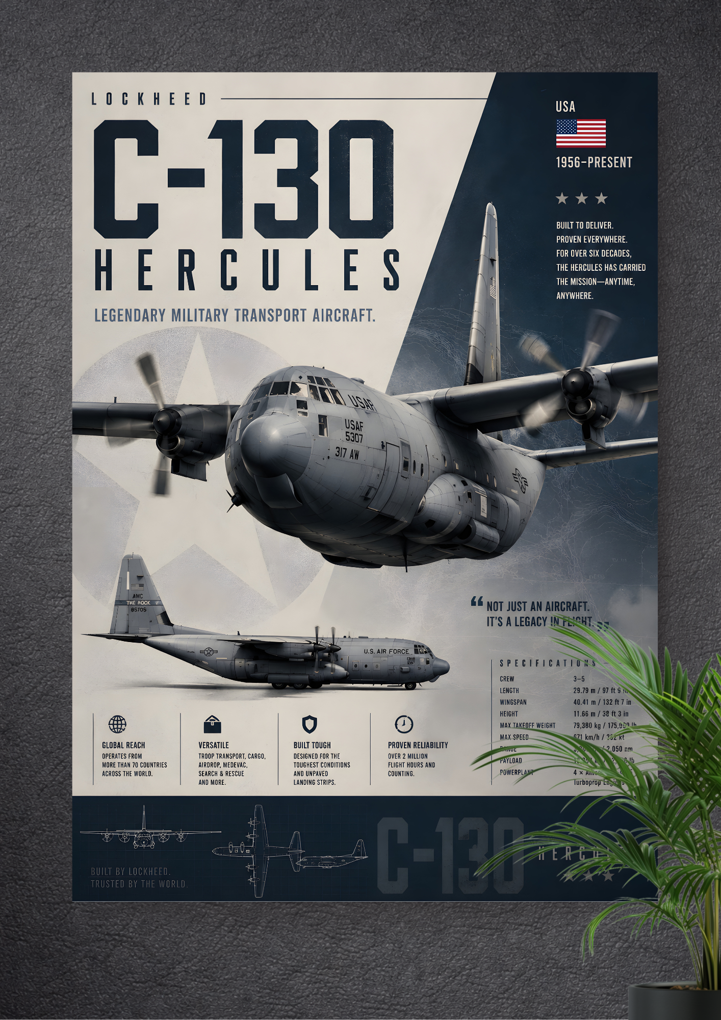 C-130 HERCULES | HERCULES | WORKHORSE | MAVERICK