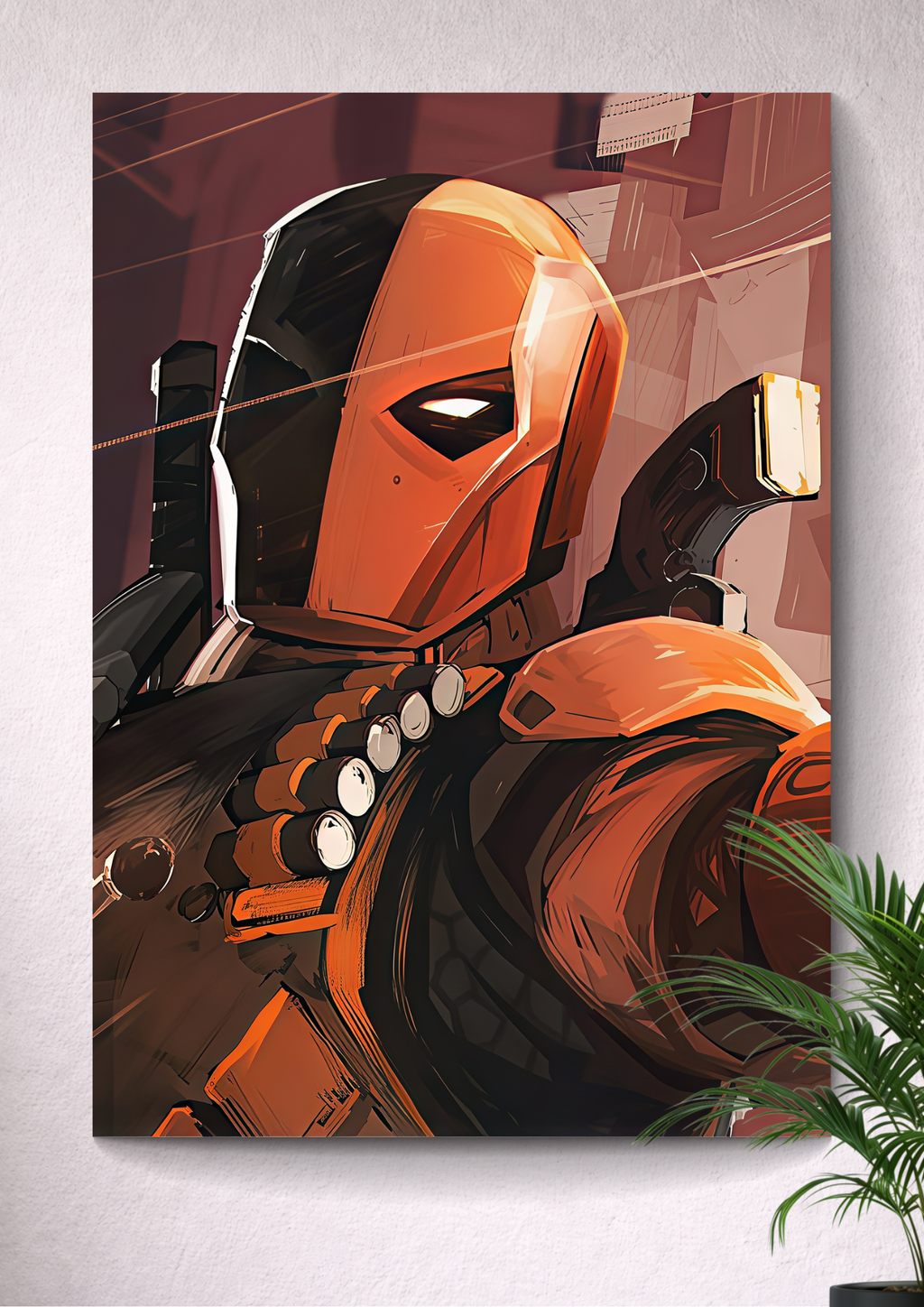 DEATHSTROKE CANVAS ART PRINT - DC COMICS SLADE WILSON WALL POSTER