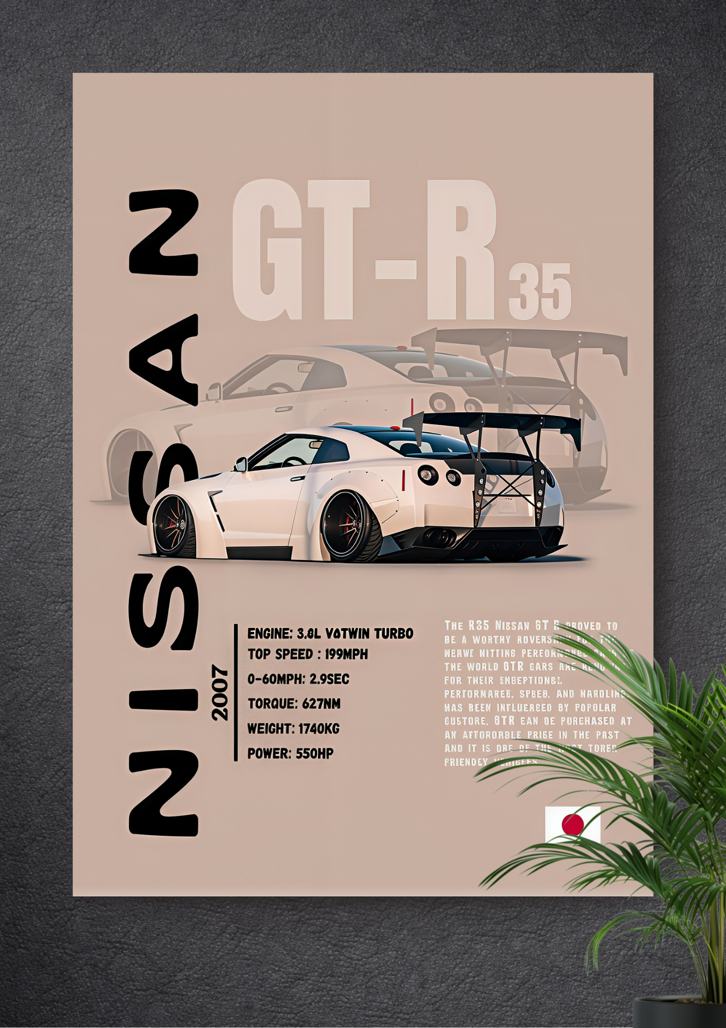 NISSAN GT-R R35 | ENGINE TYPE: 3.8-LITRE TWIN-TURBOCHARGED V6 | GODZILLA JAPANESE PERFORMANCE ICON