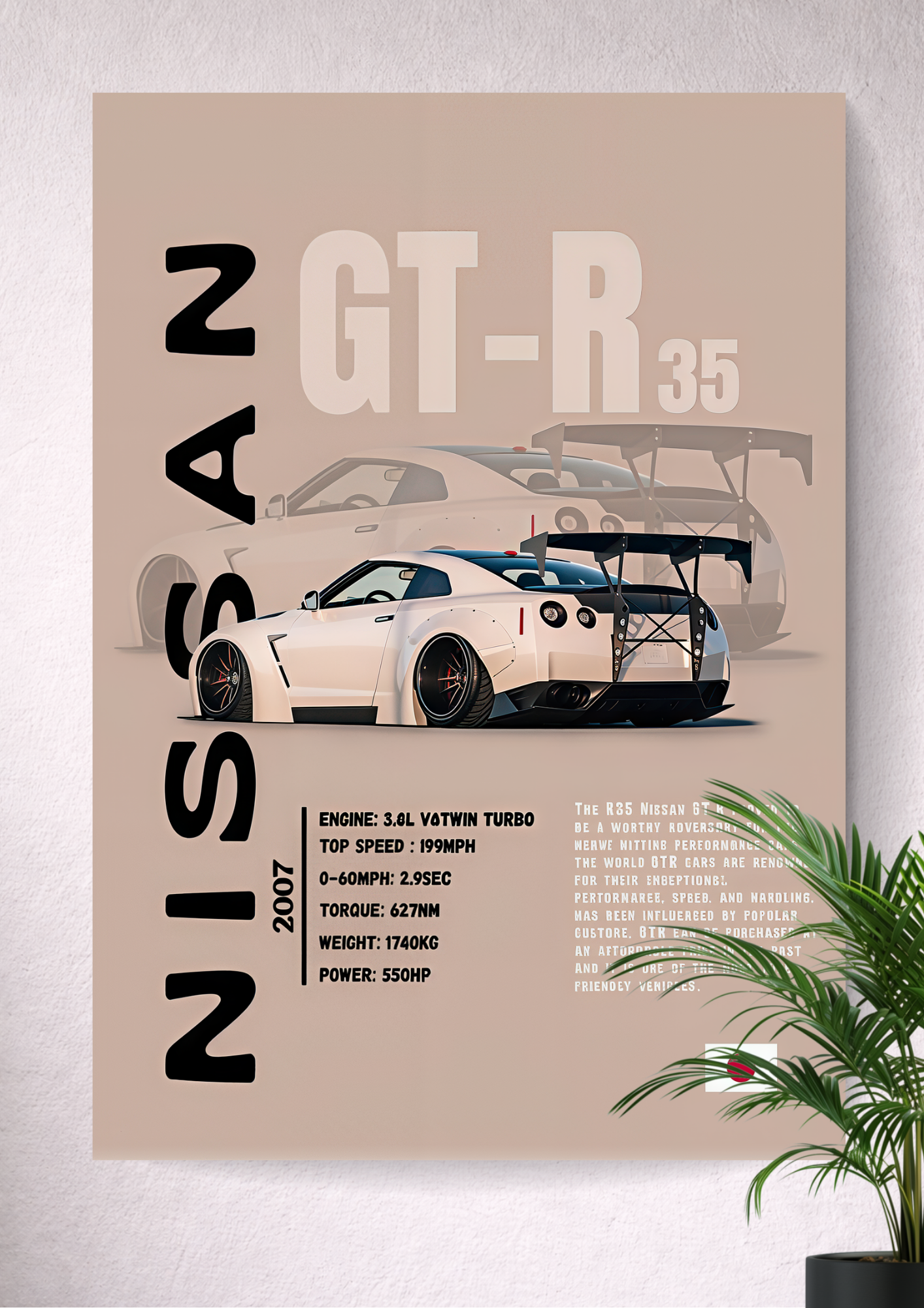 NISSAN GT-R R35 | ENGINE TYPE: 3.8-LITRE TWIN-TURBOCHARGED V6 | GODZILLA JAPANESE PERFORMANCE ICON