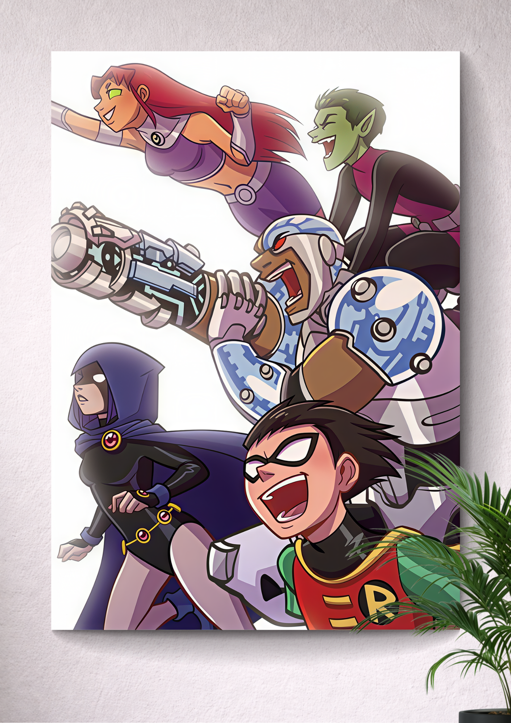TEEN TITANS | ROBIN | RAVEN | CYBORG | STARFIRE | BEAST BOY