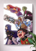 TEEN TITANS | ROBIN | RAVEN | CYBORG | STARFIRE | BEAST BOY