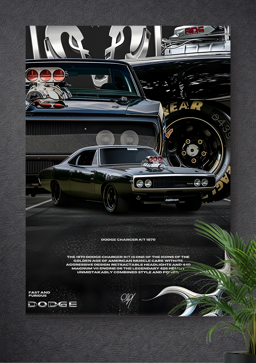 DODGE CHARGER R/T 1970 | 440 SIX PACK V8 | AMERICAN MUSCLE — BORN TO BE FAST