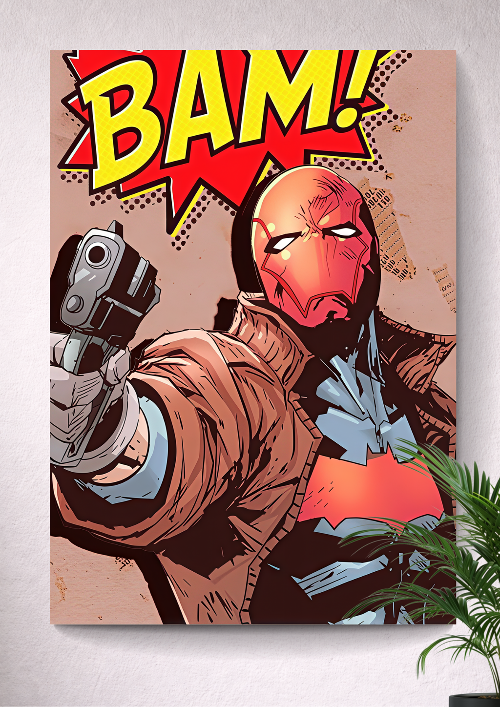 DEATHSTROKE MODERN VECTOR POSTER - DC COMICS ASSASSIN WALL ART