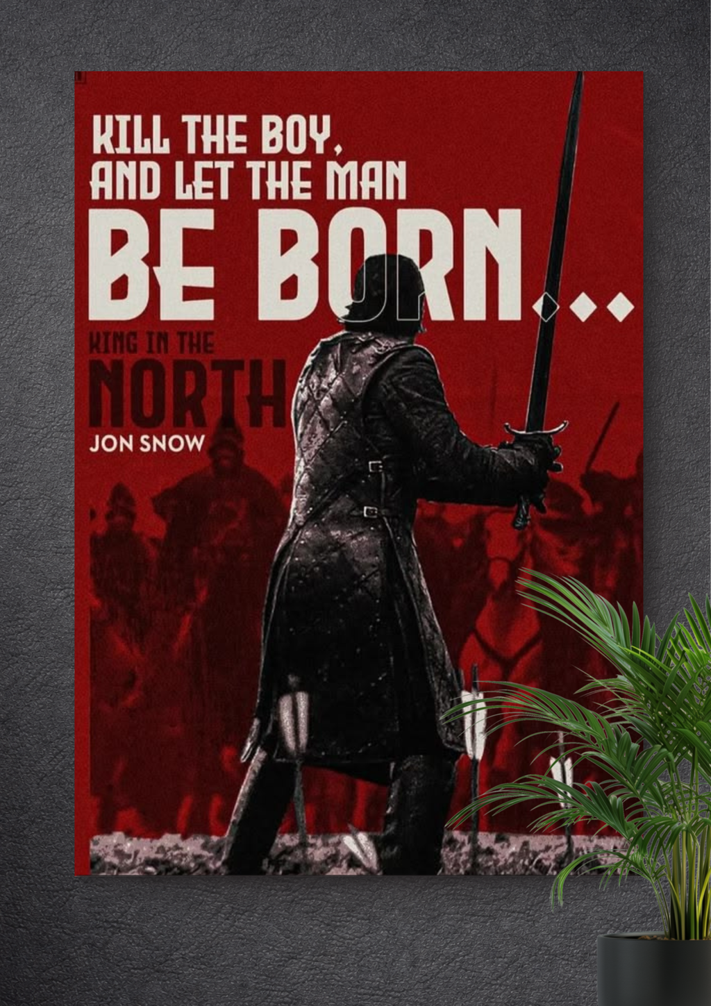 LET THE MAN BE BORN | MOTIVATIONAL POSTER
