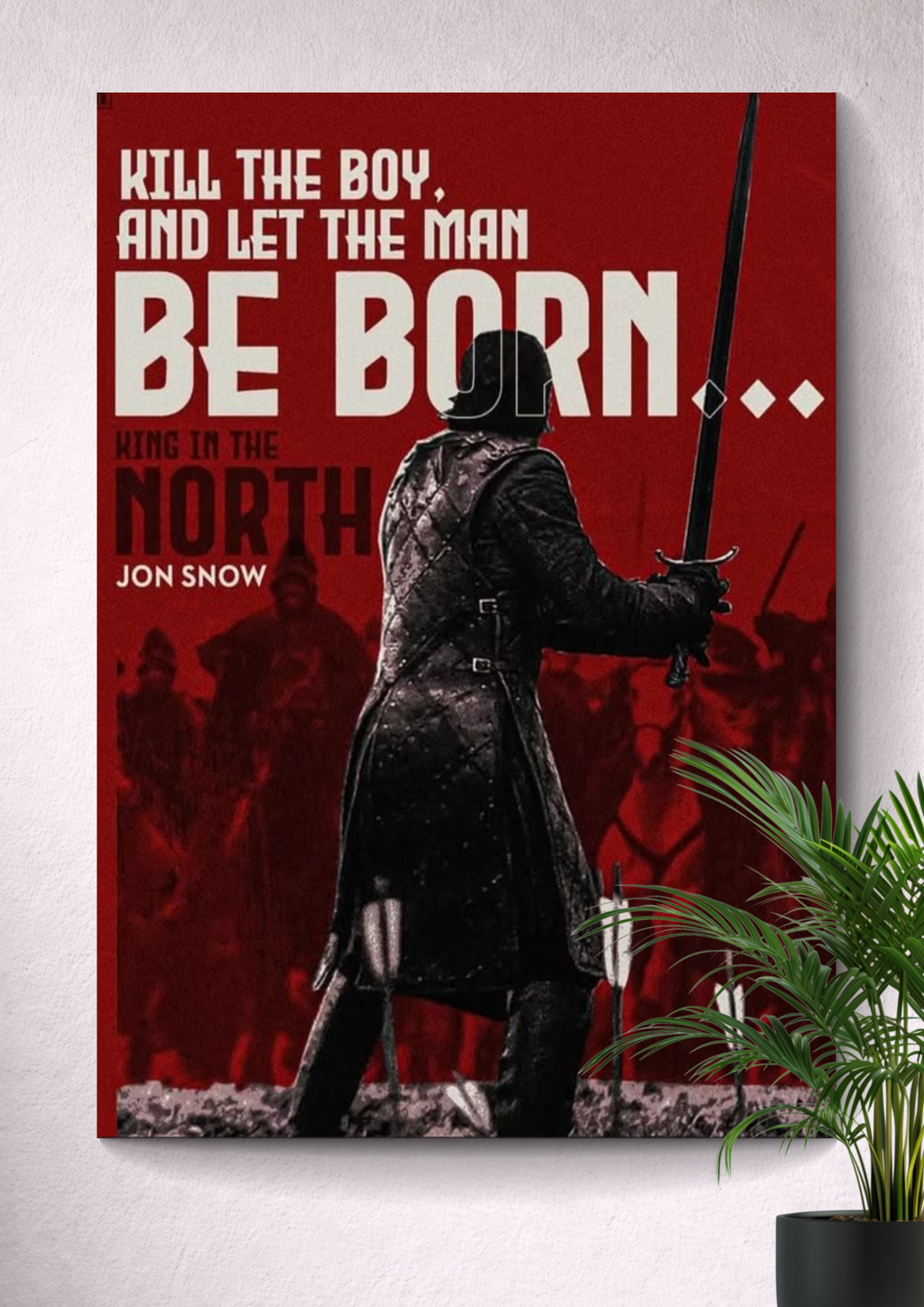 LET THE MAN BE BORN | MOTIVATIONAL POSTER