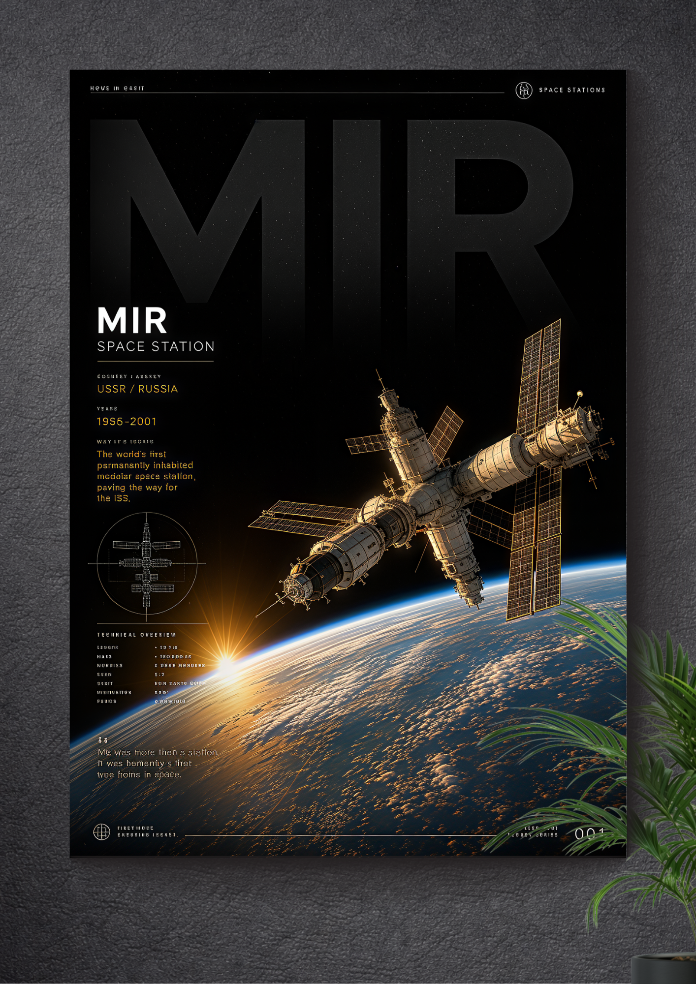 MIR | SPACE STATION | COSMOS