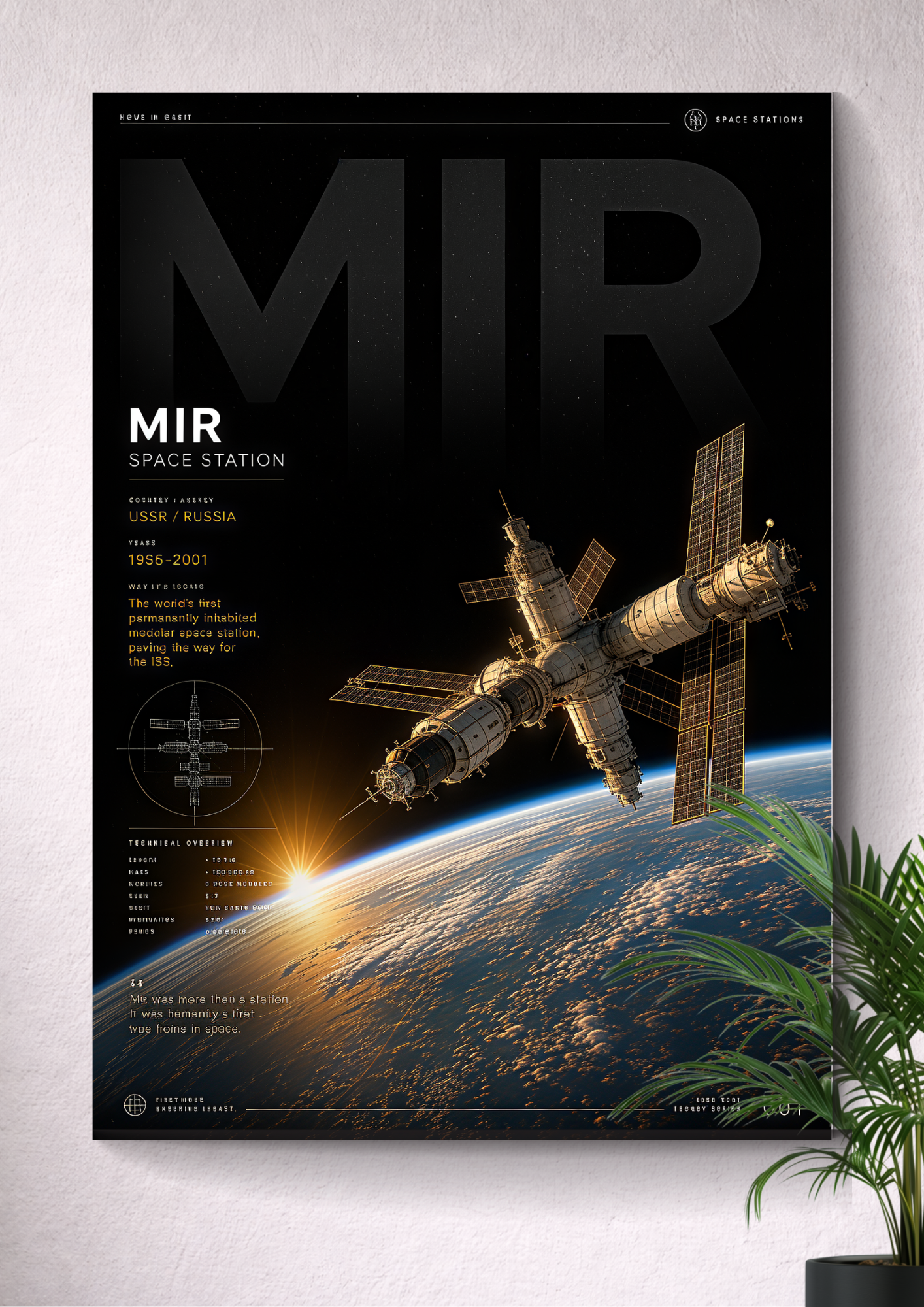 MIR | SPACE STATION | COSMOS