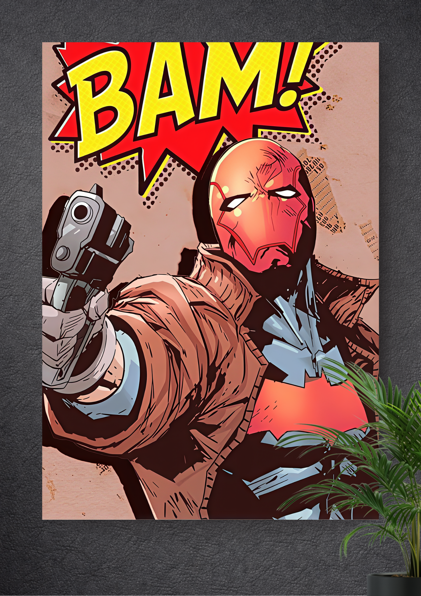 DEATHSTROKE MODERN VECTOR POSTER - DC COMICS ASSASSIN WALL ART